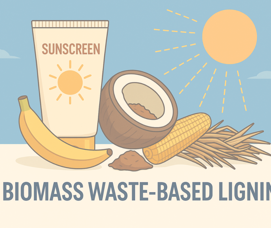 Biomass waste as a photoprotective agent in the formulation of sunscreen preparation